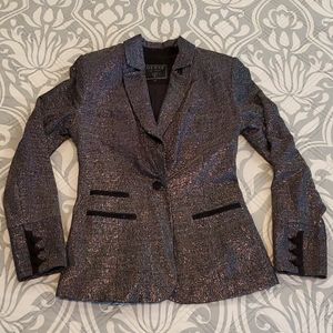Guess silver blazer